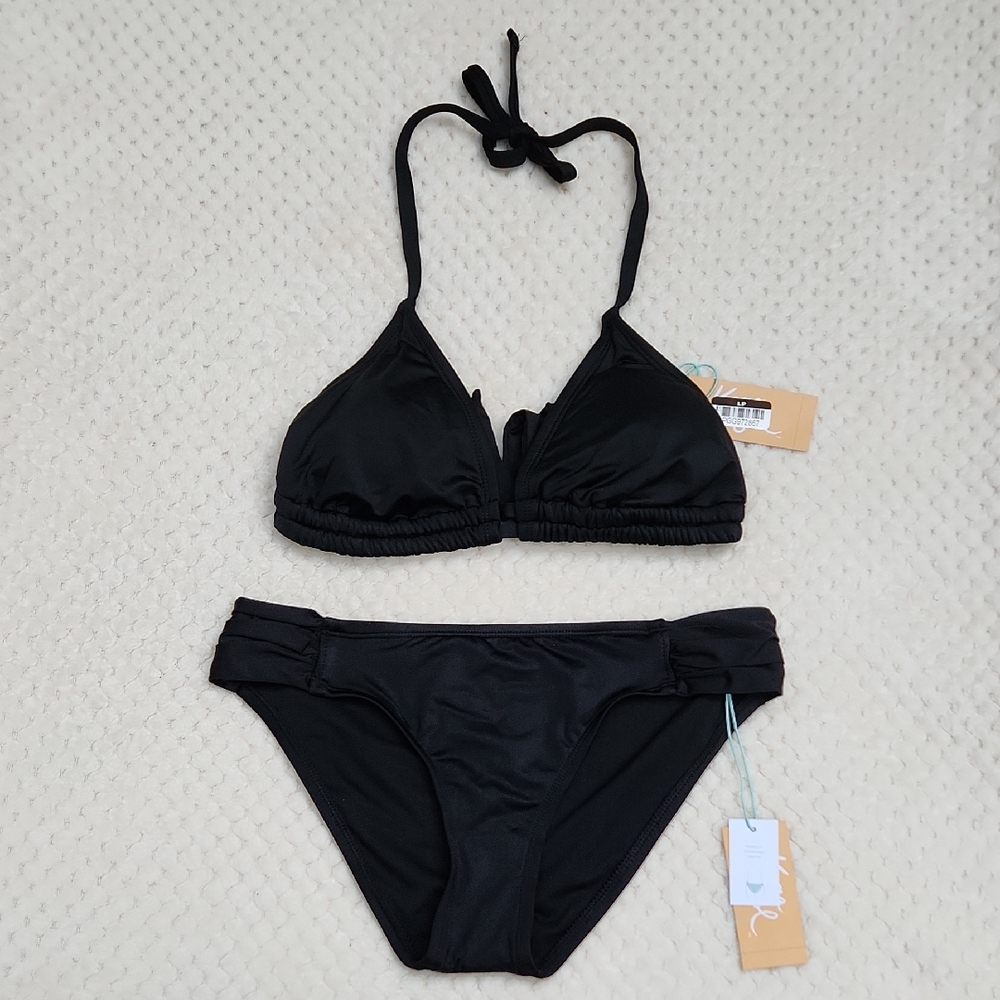 Nwt Kona Sol Black Bikini